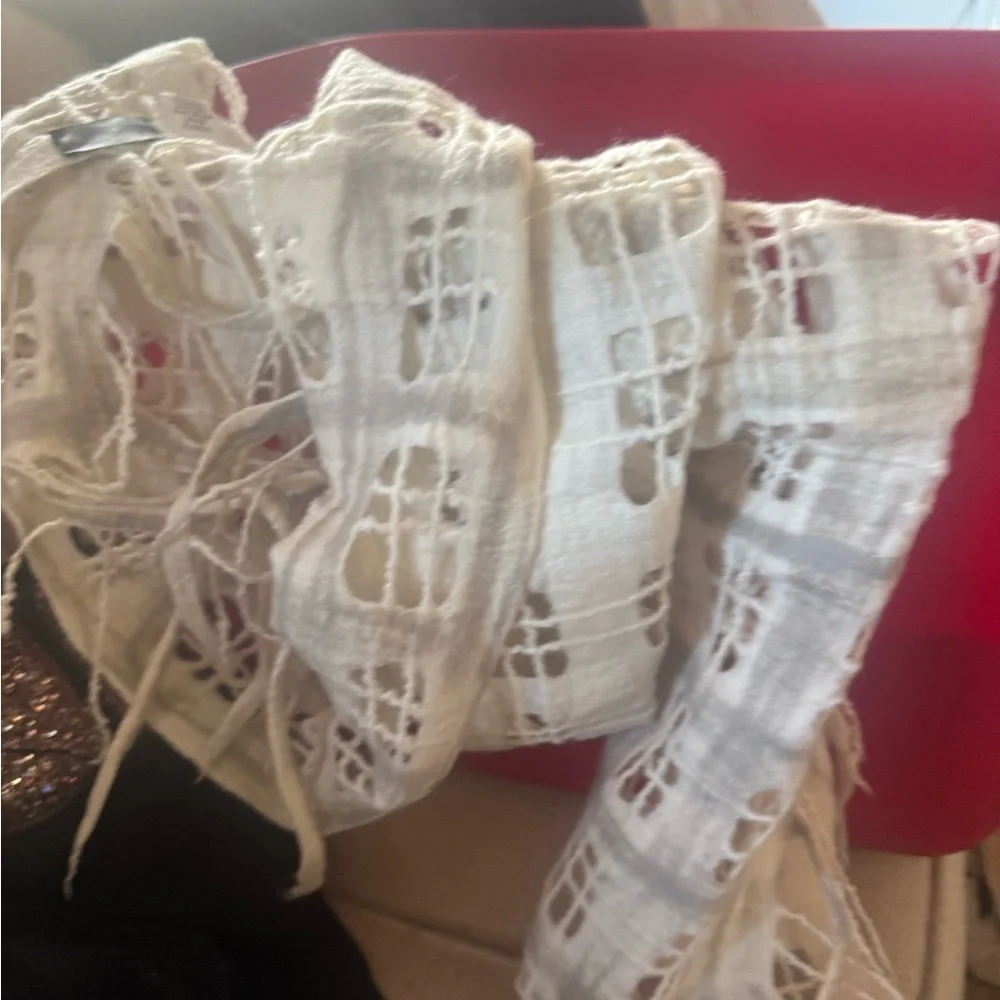 Pomegranate Moon Handmade Felted Wool Shawl Wrap 80” Boho Fringe Nepal